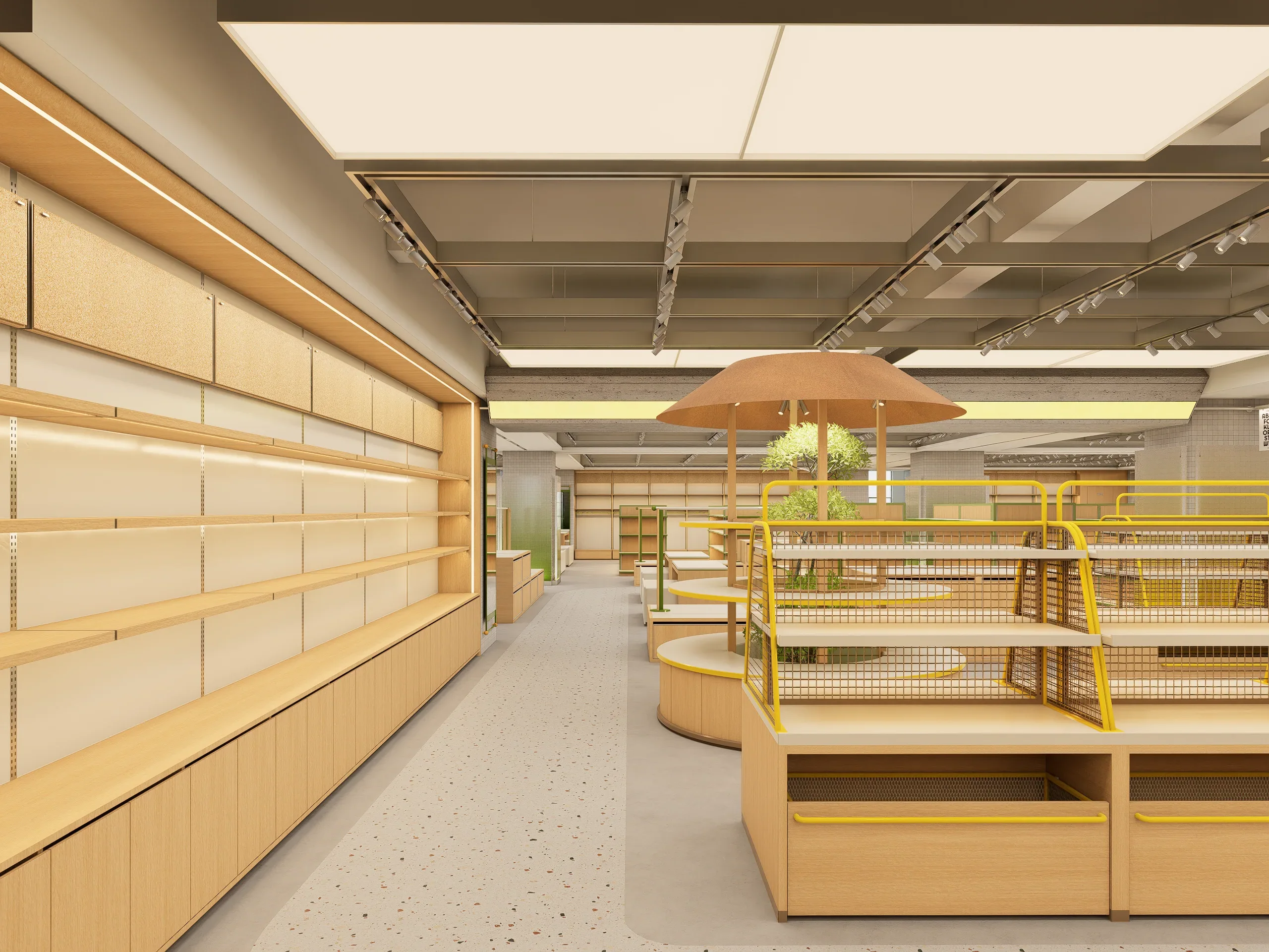 Yabaoli, Open display space