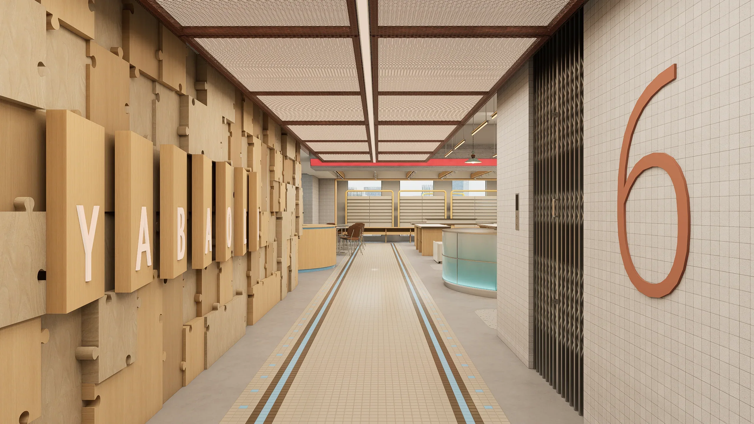 Yabaoli, Material elements and spatial depth